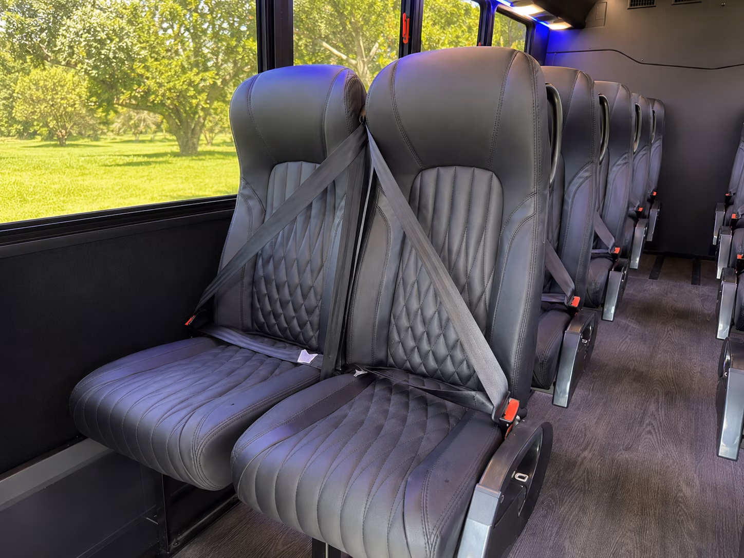 vacaville sporting event transportation onboard seating